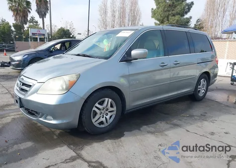 2005 Honda Odyssey Ex-L from USA, damaged, VIN 5FNRL38775B016433